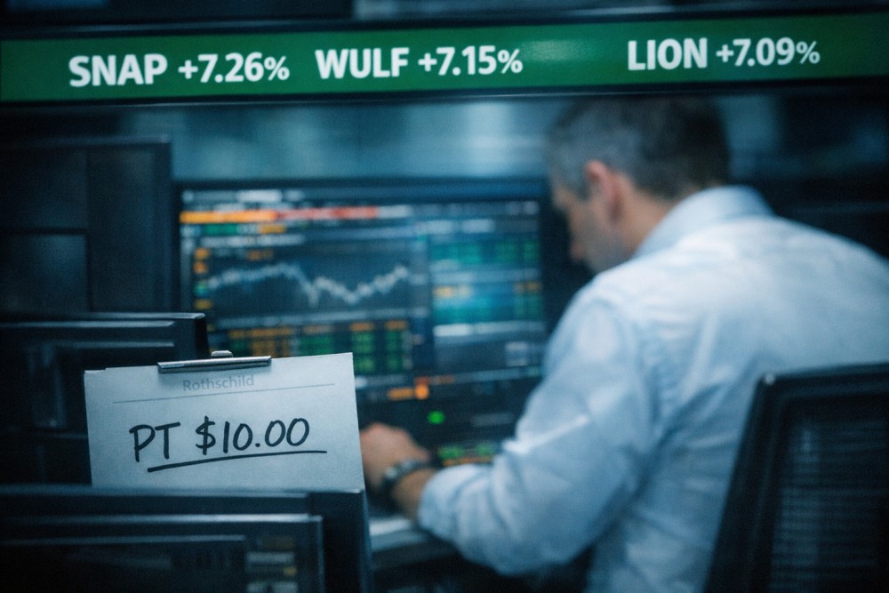 Wall Street Hikes Price Targets on SNAP, WULF, LION Rally