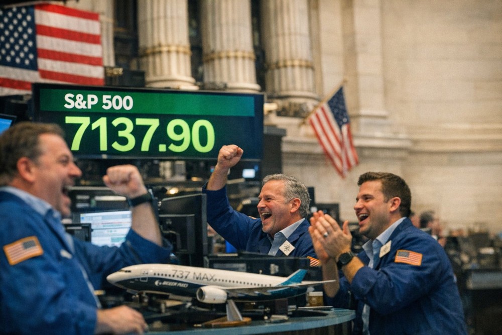 Wall Street Hits Record High After U.S.-Iran Ceasefire