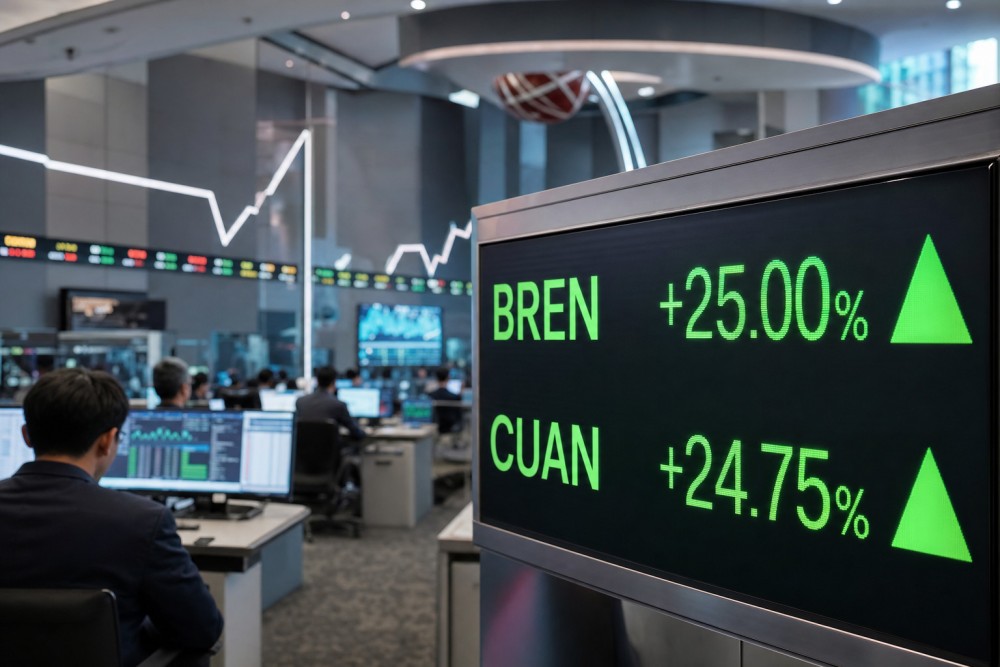 BREN, CUAN Hit ARA Limits Before MSCI Index Removal