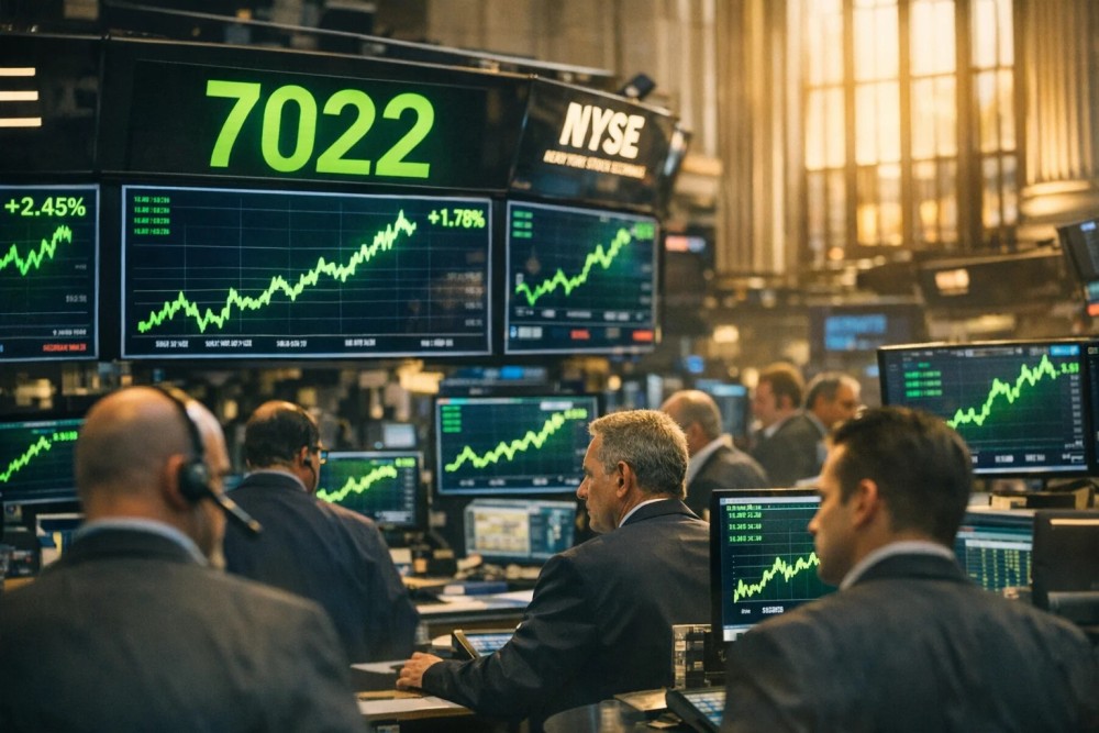 S&P 500 Tembus Rekor 7.022, Nasdaq Melesat 1,59%