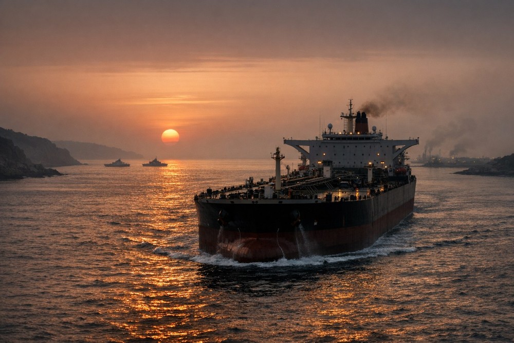Hormuz Tensions Hit Markets, Oil Jumps 6%, Defense in Focus
