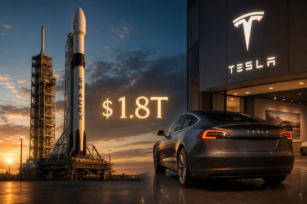 SpaceX Cuts IPO Target $200B, Tesla Merger Talk Heats