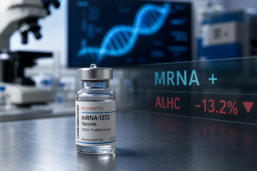 Biotech Bergerak Variatif: MRNA, SMMT Naik, ALHC Anjlok