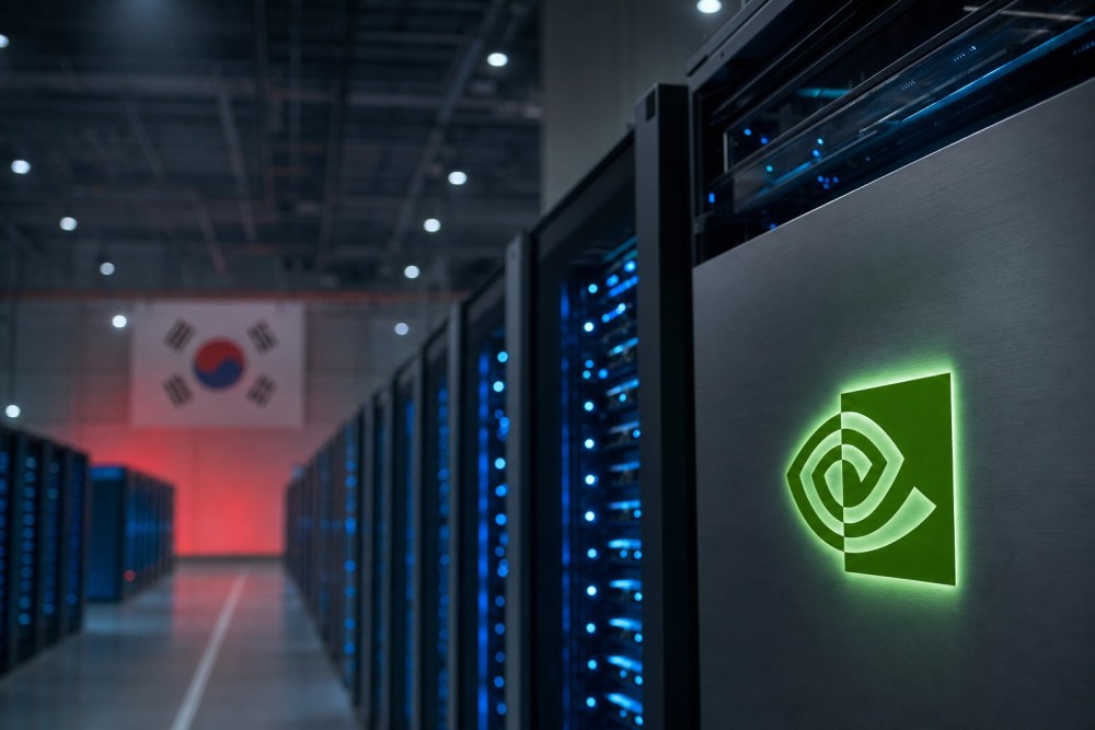Nvidia Teken Deal AI Korea, Saham Chip Rontok