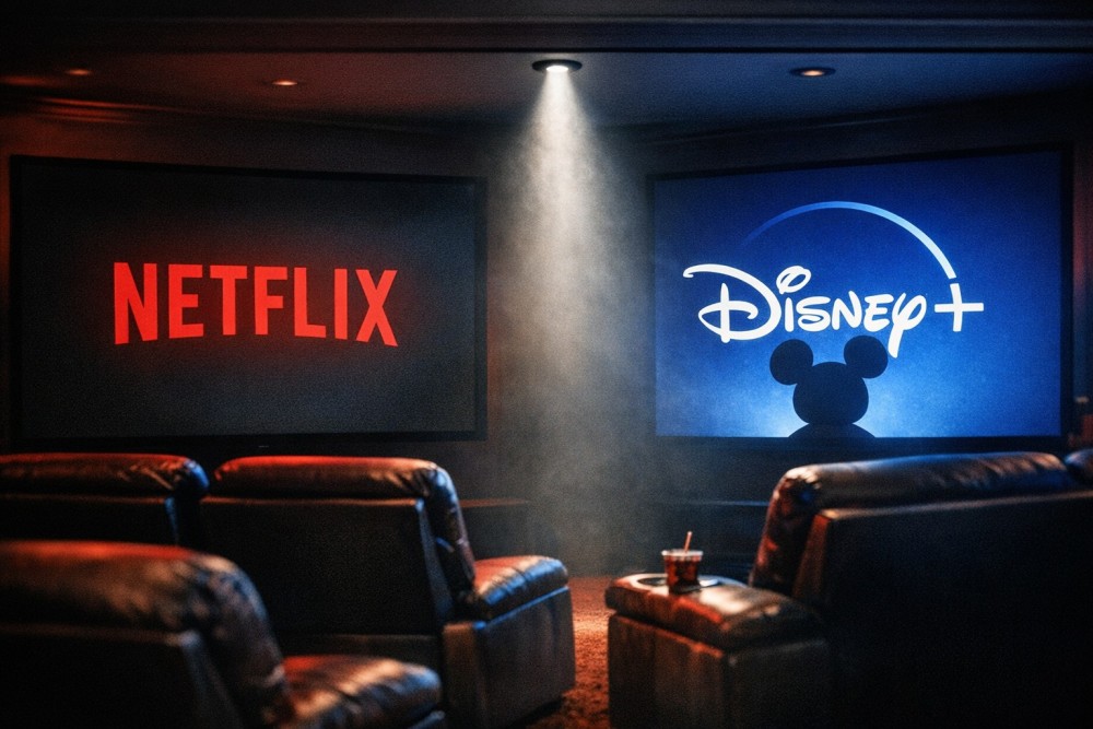 Saham NFLX vs DIS: "Streaming War" 2026 untuk Portofoliomu