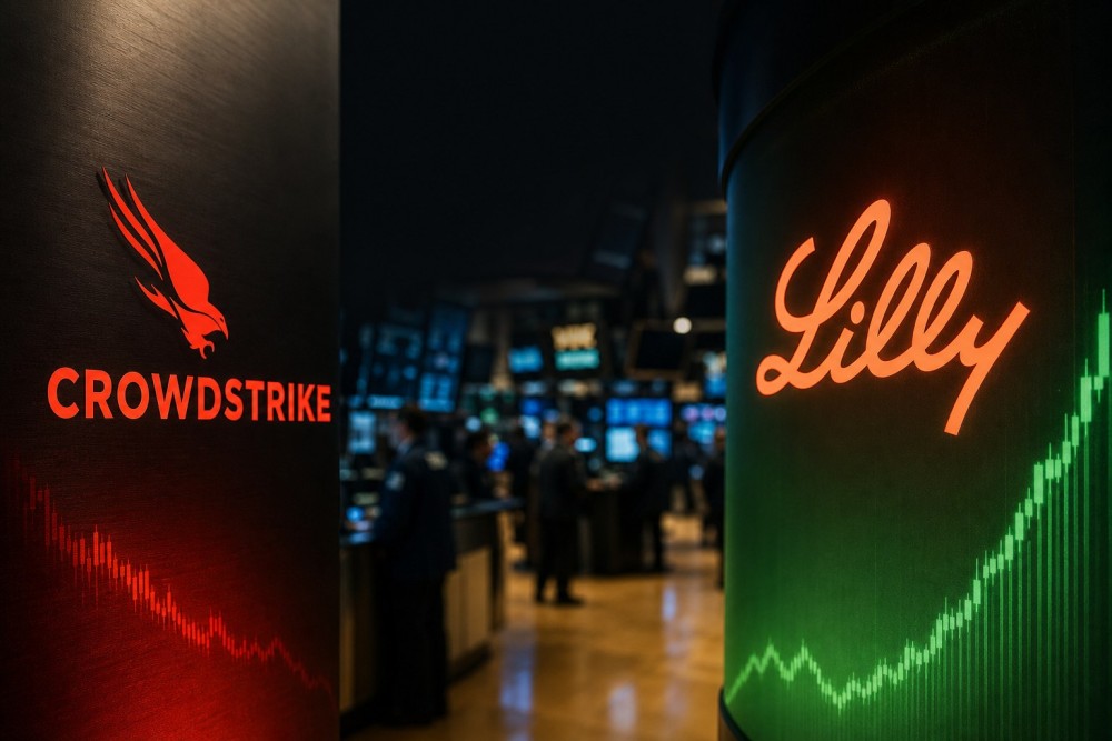 Saham CrowdStrike Anjlok Meski Cetak Laba, Lilly Rekor