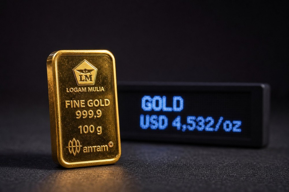 Harga Emas Antam Naik Rp35.000 ke Rp2,8 Juta per Gram