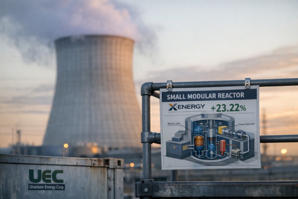 Saham Nuklir Melonjak: UEC +9,7%, X-Energy +23%