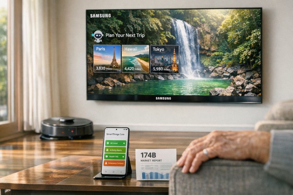 Samsung Perluas AI untuk Perawatan Lansia dan TV Pintar