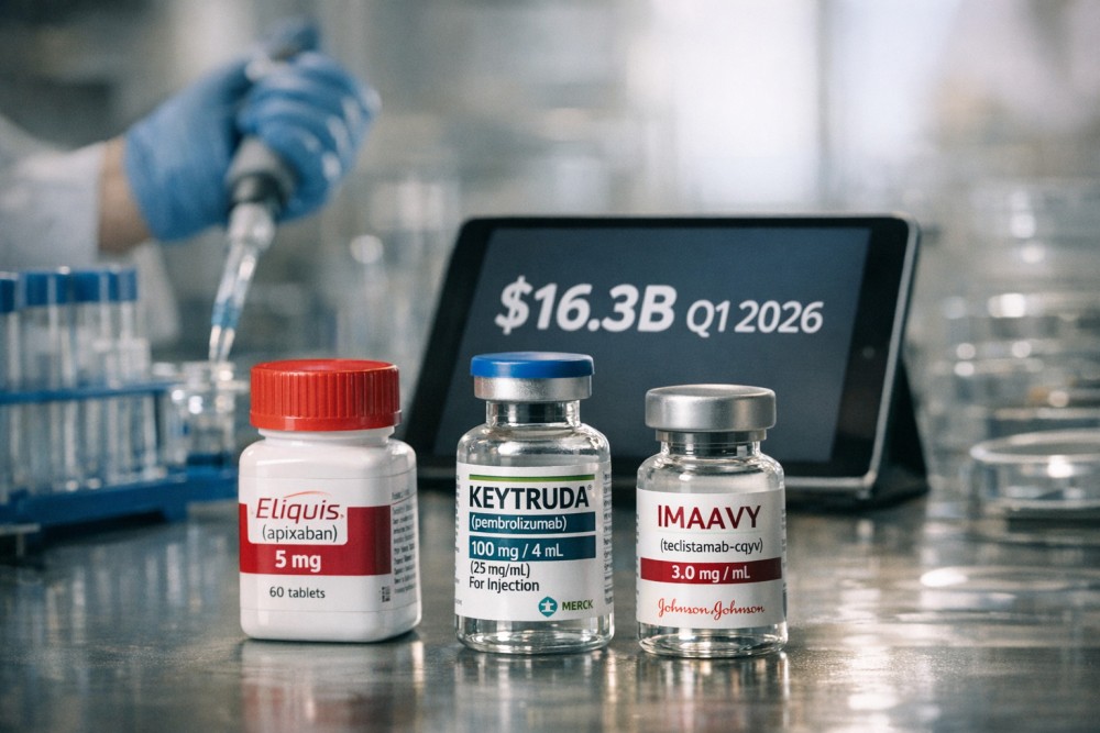 Merck, Bristol-Myers, J&J Rilis Update Bisnis Q1 2026