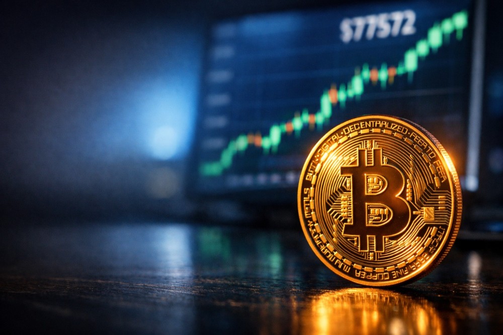 Bitcoin Climbs to $77,500 After Iran Ceasefire Extension