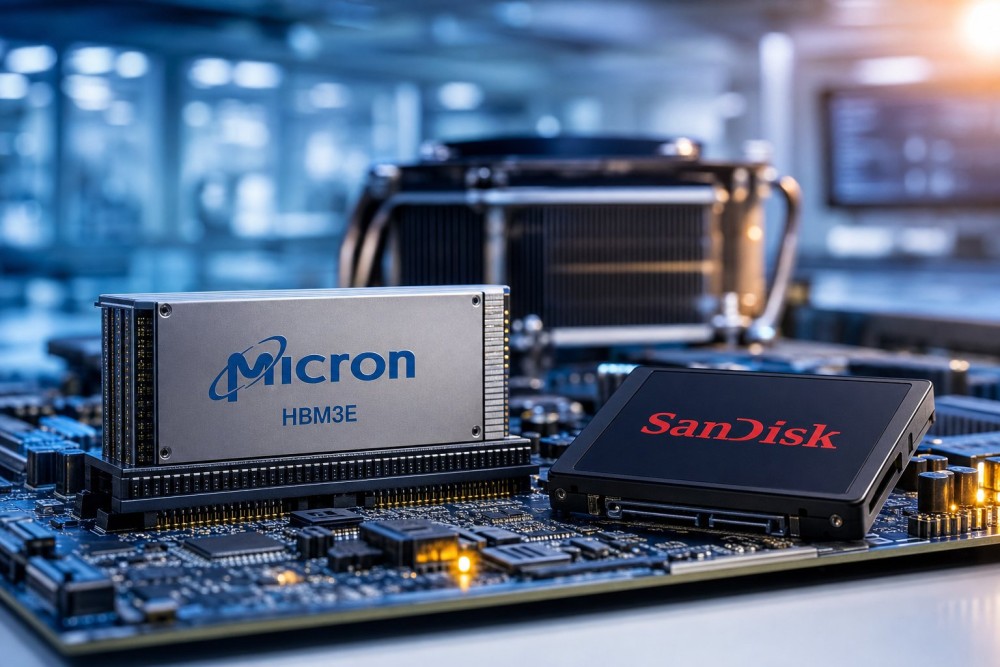 Micron & Sandisk Naik: Mizuho Dongkrak Target AI Memory