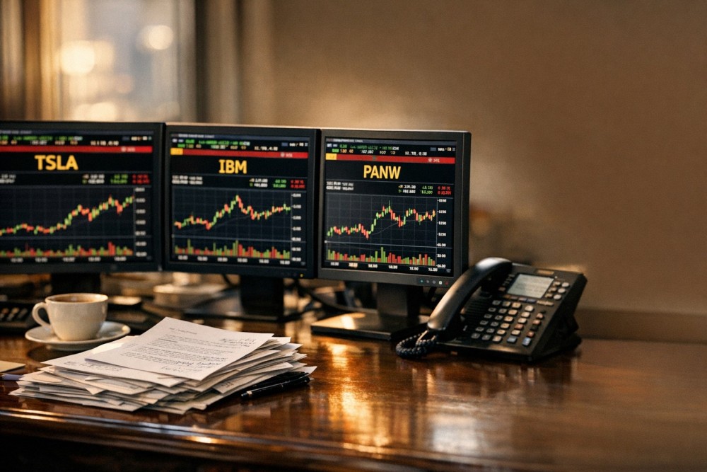 Wall Street Adu Pendapat di Tesla, Palo Alto, IBM