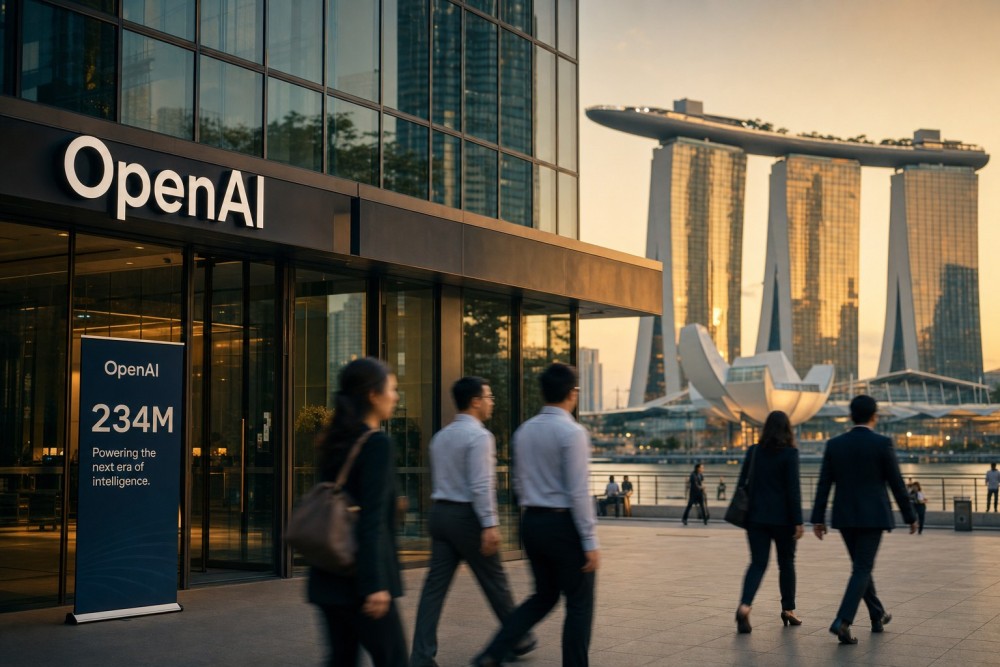 OpenAI Komit $234 Juta untuk Lab AI Pertama di Singapura