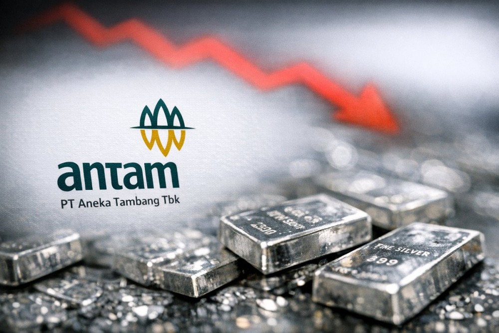 Harga Perak Antam Merosot di Tengah Ketidakpastian