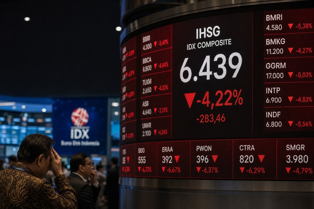 IHSG Anjlok 4,22%: MSCI dan FTSE Coret Saham RI