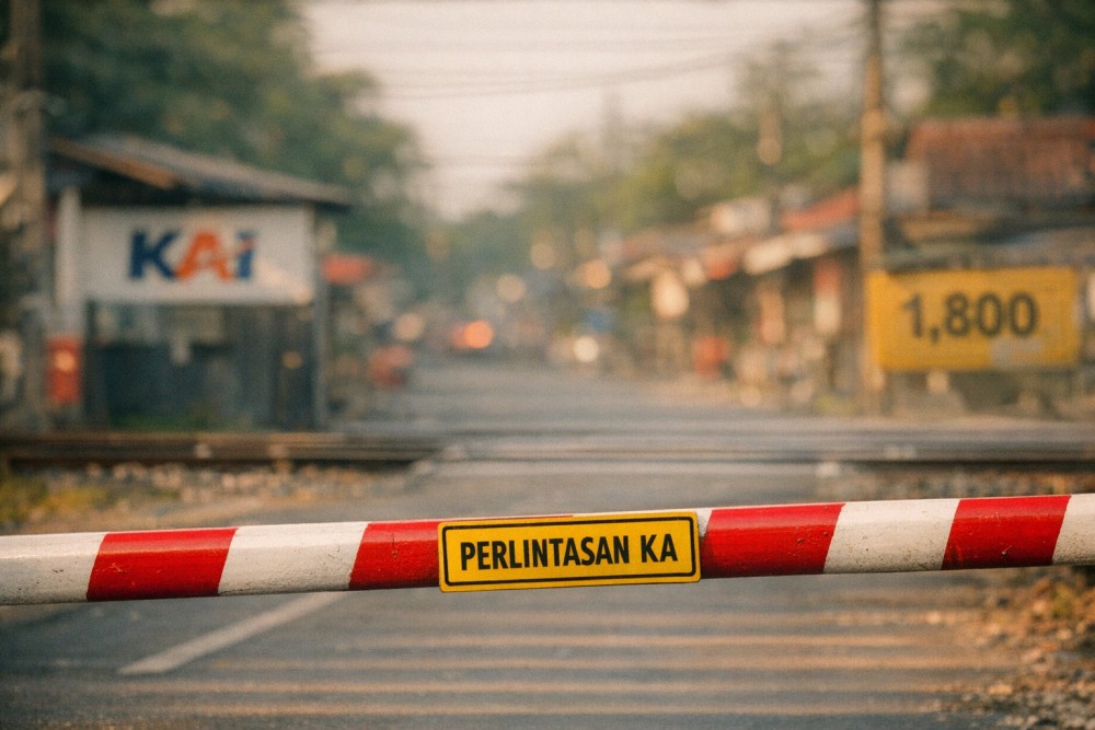 Prabowo Anggarkan Rp4 Triliun, 1.800 Perlintasan KA Dibenahi