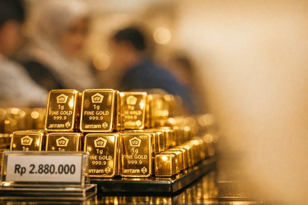 Emas Antam Naik Rp40.000 Jadi Rp2,88 Juta per Gram