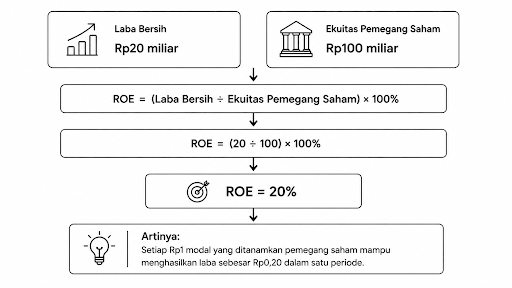 Cara menghitung ROE