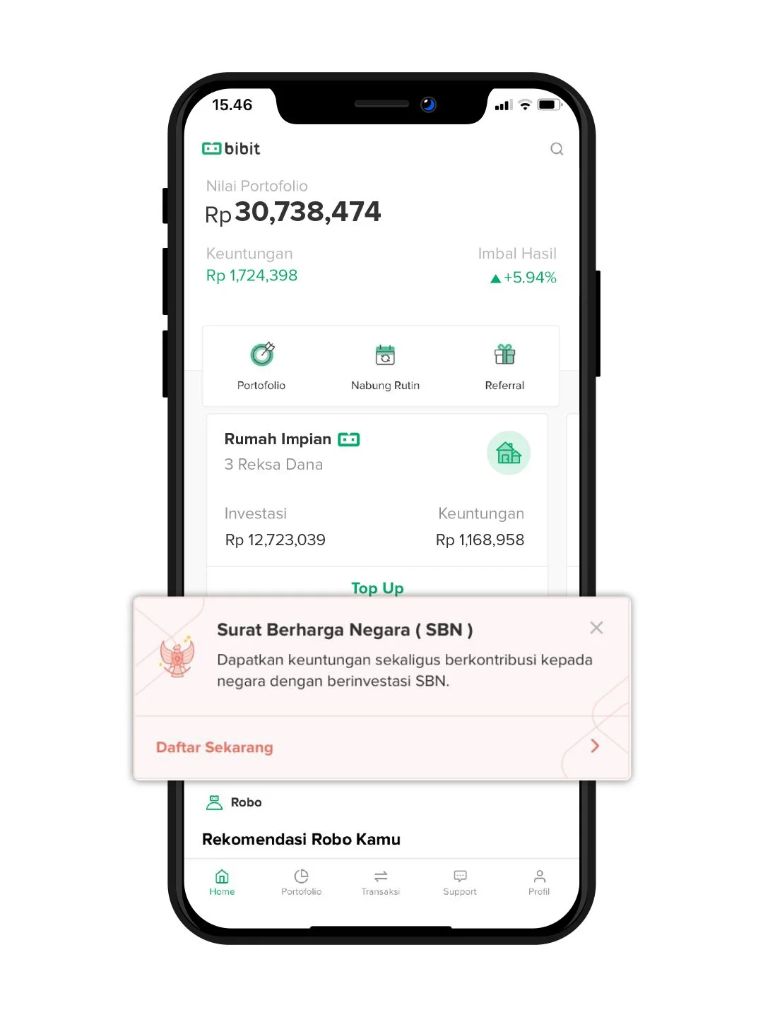 interface bibit