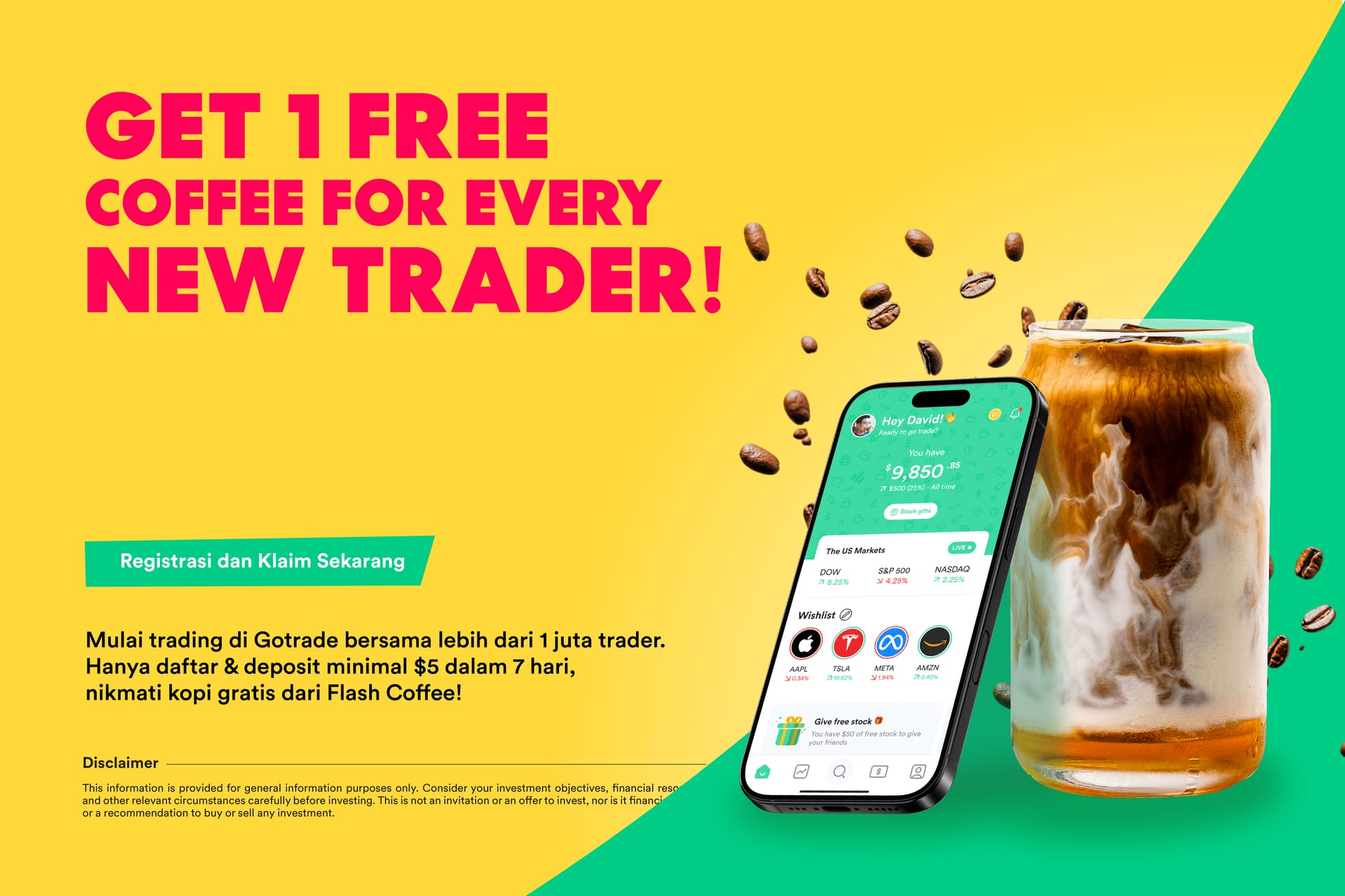 Enjoy Free Coffee with Gotrade